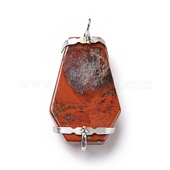 Natural Red Jasper Pendants&nbsp;G-C246-01D-P