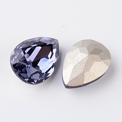 Faceted Teardrop K9 Glass Rhinestone Cabochons&nbsp;RGLA-I001-14x10mm-011