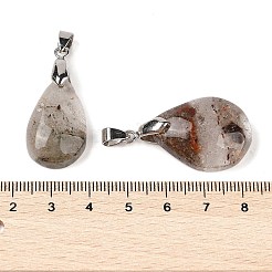 Natural Lodolite Quartz Pendants&nbsp;G-K377-02P