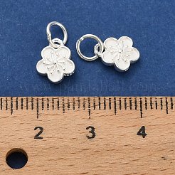 925 Sterling Silver Flower Charms&nbsp;STER-P071-02S