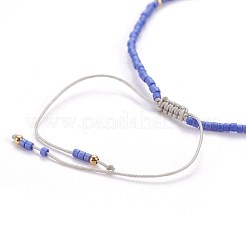 Nylon Thread Braided Bead Bracelets&nbsp;BJEW-E360-03