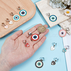 12Pcs Alloy Enamel Stethoscope Pendant Decorations&nbsp;HJEW-OC00147