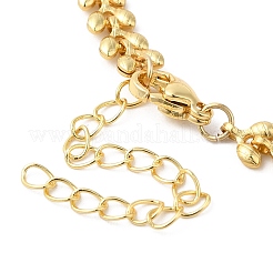 Brass Cobs Chain Necklaces for Women&nbsp;NJEW-G100-01G