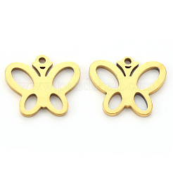 PVD Vacuum Plating 304 Stainless Steel Charms&nbsp;STAS-N092-26G