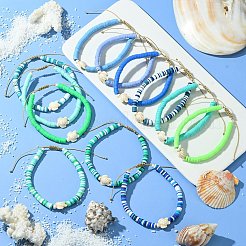 12Pcs Adjustable Synthetic Turquoise Tortoise Anklets&nbsp;AJEW-AN00615