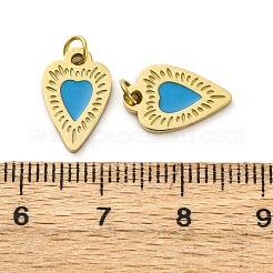 304 Stainless Steel Enamel Charms&nbsp;STAS-E550-70G-01