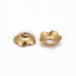 Brass Bead Caps&nbsp;KK-TB857-G