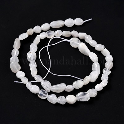 Natural Rainbow Moonstone Beads Strands&nbsp;G-G018-48-1