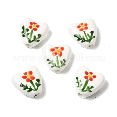 Handmade Porcelain Beads&nbsp;PORC-B007-02-1