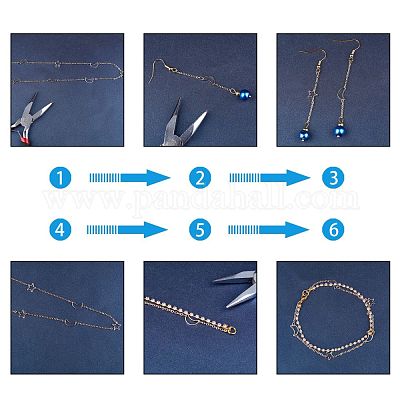 Handmade Brass Link Chains&nbsp;CHC-F010-01-G-A-1