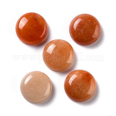Natural Red Aventurine Cabochons&nbsp;G-P393-R48-14.5mm-1