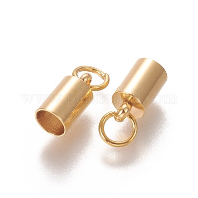201 Stainless Steel Cord Ends&nbsp;STAS-L226-016C-G-1