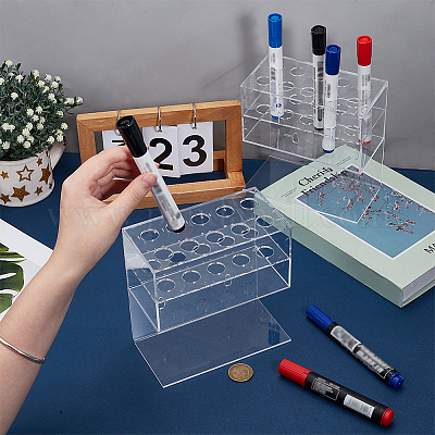 Acrylic Pen Holder&nbsp;OFST-WH0004-052-1