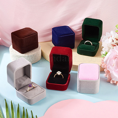 Velvet Ring Boxes&nbsp;CON-TAC0006-10B-1