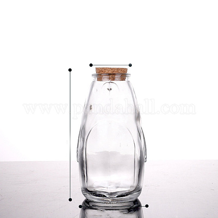 Refillable Glass Empty Bottles&nbsp;PW-WGFC58E-17-1