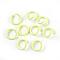 Iron Open Jump Rings, Round, Champagne Yellow, 17 Gauge, 8~8.5x1.2mm, Inner Diameter: 5~6mm
