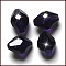 Imitation Austrian Crystal Beads, Grade AAA, K9 Glass, Faceted, Bicone, Indigo, 10x13mm, Hole: 0.9~1mm