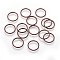 Brass Linking Rings, Red Copper, 12x0.7~1mm, Inner Diameter: 11mm