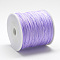 Nylon Braided Cord, Chinese Knotting Cord for Jewelry Making Macrame Craft, Plum, 0.8mm, about 109.36 yards(100m)/roll