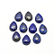 Natural Lapis Lazuli Cabochons, Dyed, teardrop, 13~14x9~10x5mm