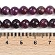 Natural Gemstone Ruby Round Beads Strands&nbsp;G-O017-6.5mm-06-4