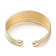 Brass Open Cuff Bangles&nbsp;BJEW-A144-01C-3