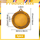 6Pcs Alloy Big Pendants Cabochon Setting&nbsp;FIND-FG0002-62-2