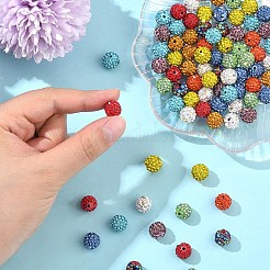 Pave Disco Ball Beads&nbsp;RB-YW0001-16A
