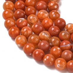 Natural Agate Beads Strands&nbsp;G-G754-06-8mm