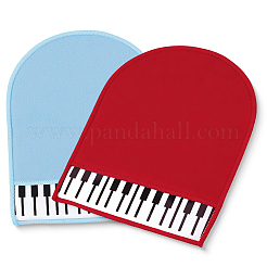 2Pcs 2 Styles Velvet & Microfiber Piano Wiping Gloves&nbsp;AJEW-CN0006-28