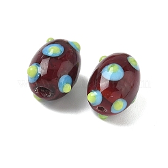 Handmade Lampwork Bumpy Beads&nbsp;LAMP-U004-04B