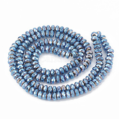 Electroplate Non-magnetic Synthetic Hematite Beads Strands&nbsp;G-T061-154A