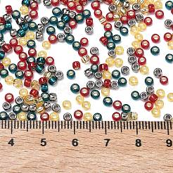 4 Colors 8/0 Christmas TOHO Round Seed Beads&nbsp;SEED-X0058-24