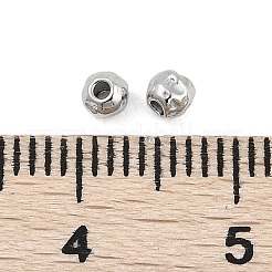 Anti-Tarnish Textured 316 Surgical Stainless Steel Beads&nbsp;STAS-M106-01C-P