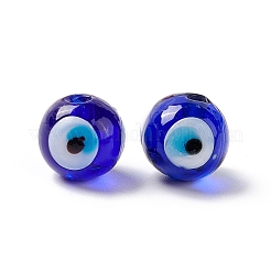 Handmade Evil Eye Lampwork Beads&nbsp;LAMP-F025-03B