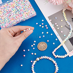 6/0 Opaque Baking Paint Glass Seed Beads&nbsp;SEED-PH0002-26