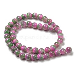 Dyed Natural White Jade Beads Strands&nbsp;G-F764-02C