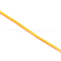 Polyester Satin Rattail Cord&nbsp;LS-OCOR-WH0066-43C