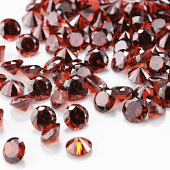 Diamond Shaped Cubic Zirconia Pointed Back Cabochons&nbsp;ZIRC-R004-8mm-M