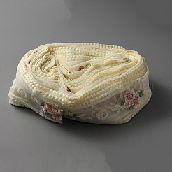 Organza Ribbon&nbsp;ORIB-WH0001-002