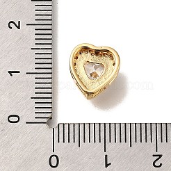 Brass Micro Pave Cubic Zirconia Pendants&nbsp;KK-M301-06G
