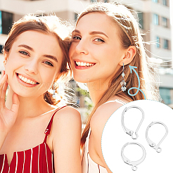AHADEMAKER 90pc 3 Style 304 Stainless Steel Leverback Earring Findings&nbsp;FIND-GA0006-97P