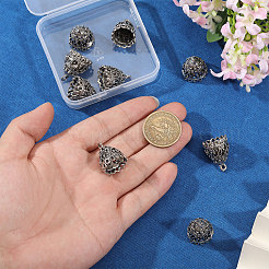 10Pcs Tibetan Style Zinc Alloy Pendant Bails&nbsp;FIND-CA0011-51