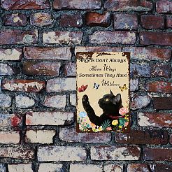 Rectangle Metal Iron Sign Poster&nbsp;AJEW-WH0157-331