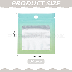 50Pcs Rectangle Plastic Yin-yang Resealable Bags&nbsp;OPP-LP0001-11B