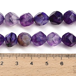 Natural Agate(Dyed & Heated) Beads Strands&nbsp;G-K425-B03-01