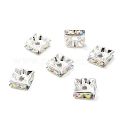 Brass Rhinestone Spacer Beads&nbsp;KK-I362-01B-02S
