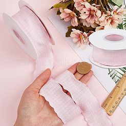2 Rolls Polyester Ruffled Ribbon for Sewing Decoration&nbsp;OCOR-CY0003-18C