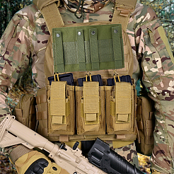 Nylon Tactical Molle Hook and Loop Panel&nbsp;DIY-WH0698-036B