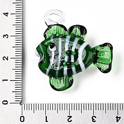 Handmade Lampwork Pendants&nbsp;LAMP-T021-24B